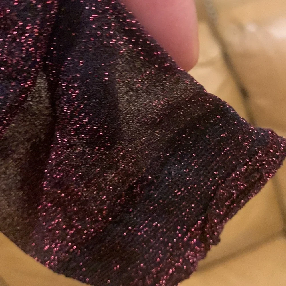 Red Glitter Stocking Socks